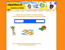 Tablet Screenshot of bannersenlinken.clipartduo.nl